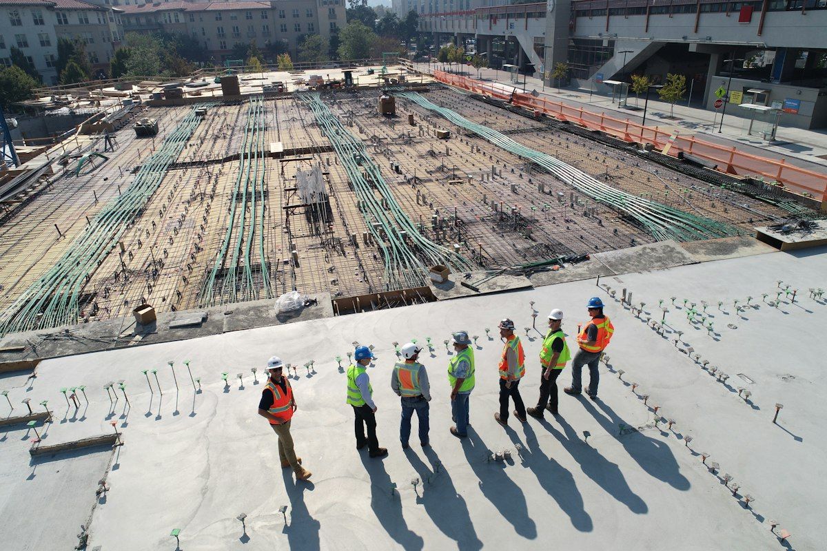 Construction site work: asphalt, excavation, and building for Oregon weather